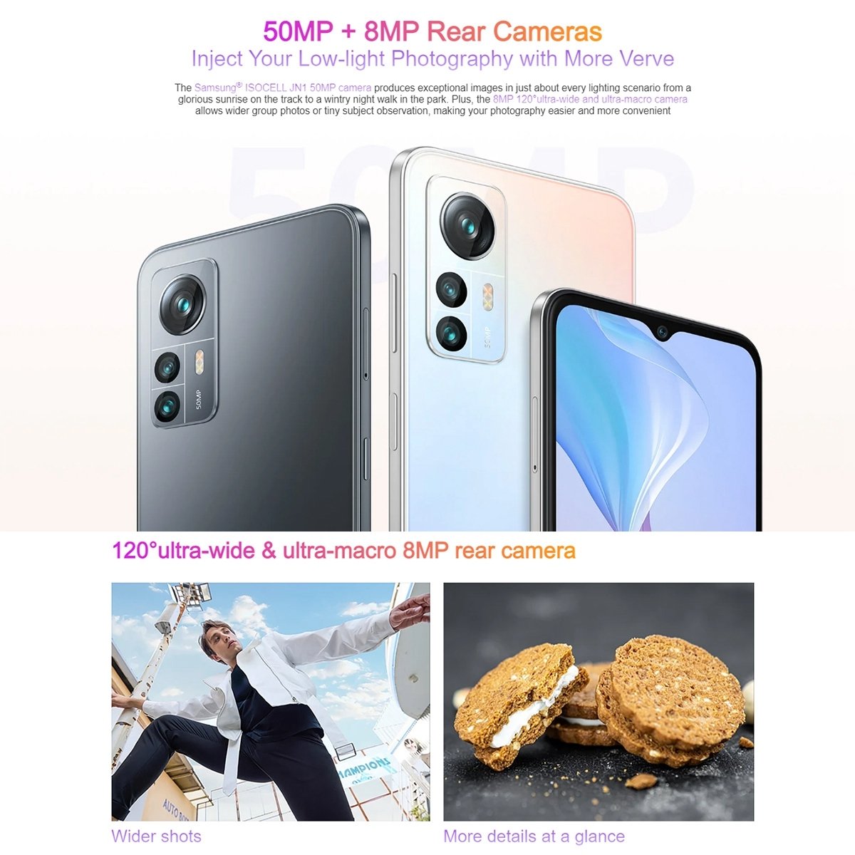 New Arrival Blackview A85 Android Smartphone Original 8GB 128GB 6.5 Inch with Side Fingerprint Identification 3G 4G Mobile Phone